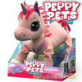 Peppy Pets Плюшен любимец за разходка навън Еднорог Pink Unicorn 003839
